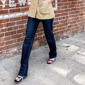 Zara High Waist Slim Boyfriend Jean